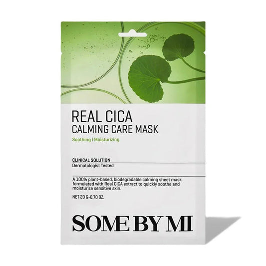 [SOME BY MI] Real Cica Calming Care Mask 20g*10EA - Ballagrio