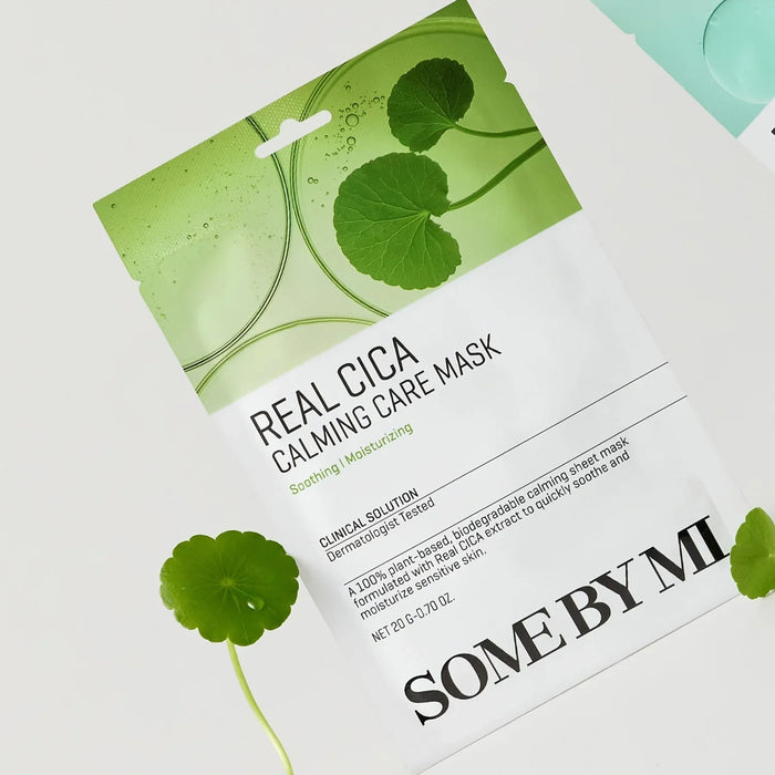 [SOME BY MI] Real Cica Calming Care Mask 20g*10EA - Ballagrio
