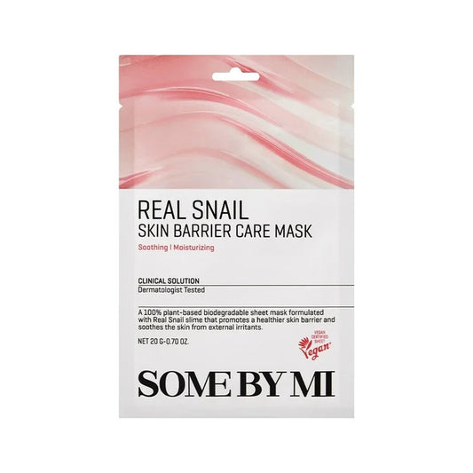 [SOME BY MI] Real Snail Skin Barrier Care Mask 20g*10EA - Ballagrio