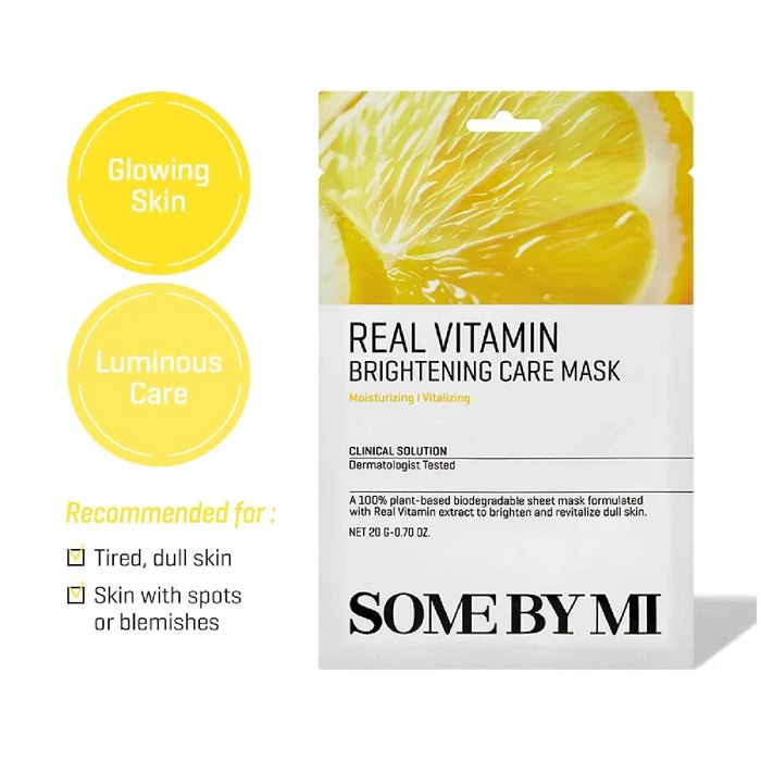 [SOME BY MI] Real Vitamin Brightening Care Mask 20g*10EA - Ballagrio