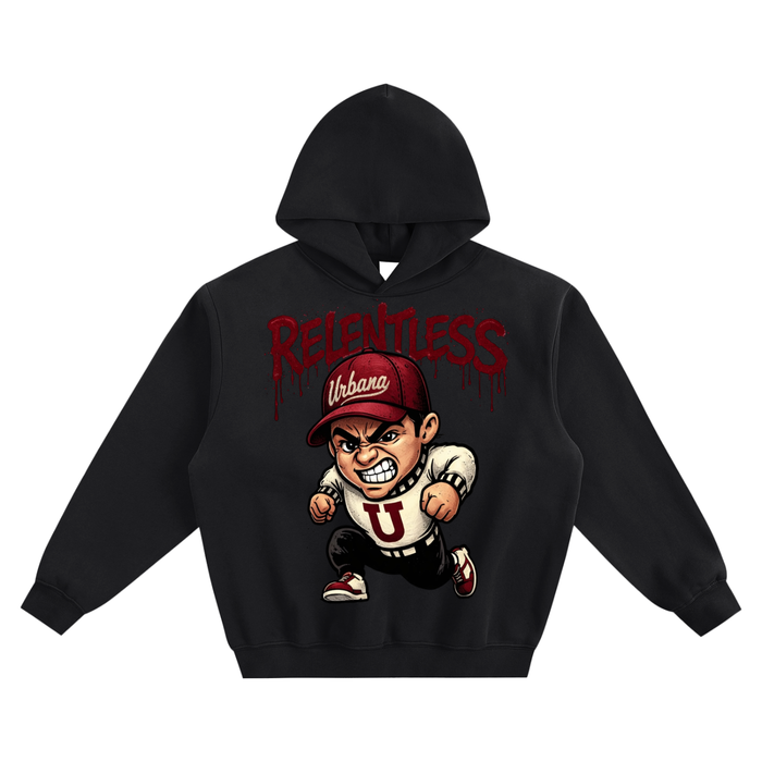 Sparky Fleeced Boxy Hoodie - Memento Mori Clothing