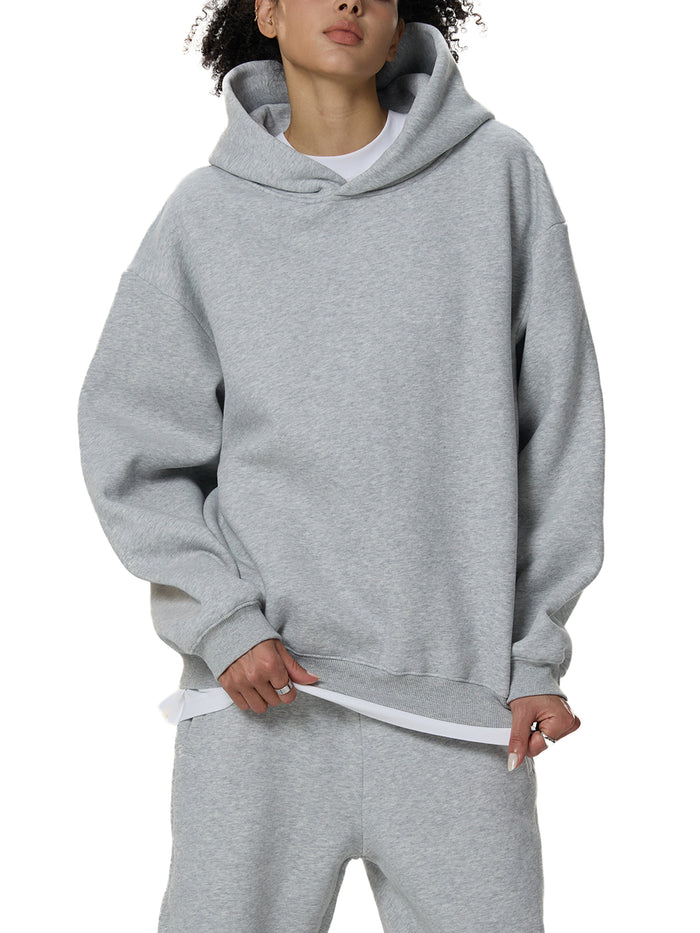 Sparky Fleeced Boxy Hoodie - Memento Mori Clothing
