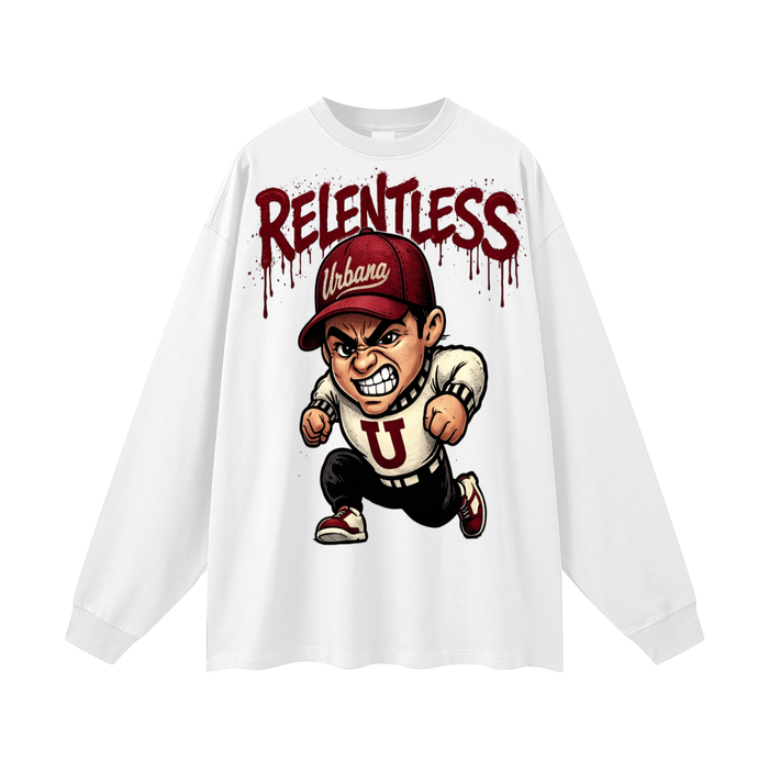 Sparky Oversized Unisex Long Sleeve T-Shirt - Memento Mori Clothing
