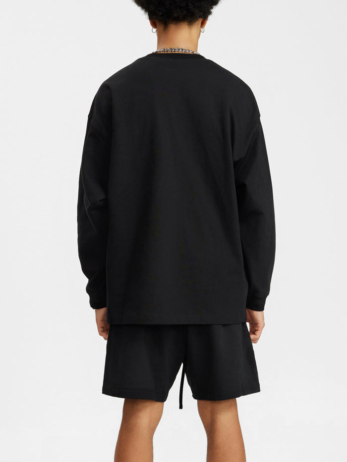 Sparky Oversized Unisex Long Sleeve T-Shirt - Memento Mori Clothing