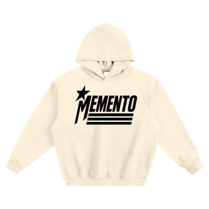 Star-Mento Fleeced Boxy Hoodie - Memento Mori Clothing