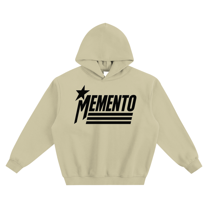 Star-Mento Fleeced Boxy Hoodie - Memento Mori Clothing