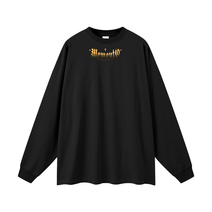 Stars Align Oversized Unisex Long Sleeve T-Shirt - Memento Mori Clothing