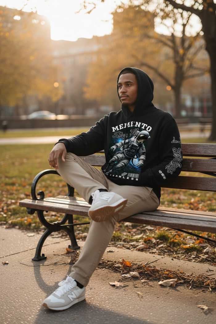 Stay Fly Hoodie - Memento Mori Clothing