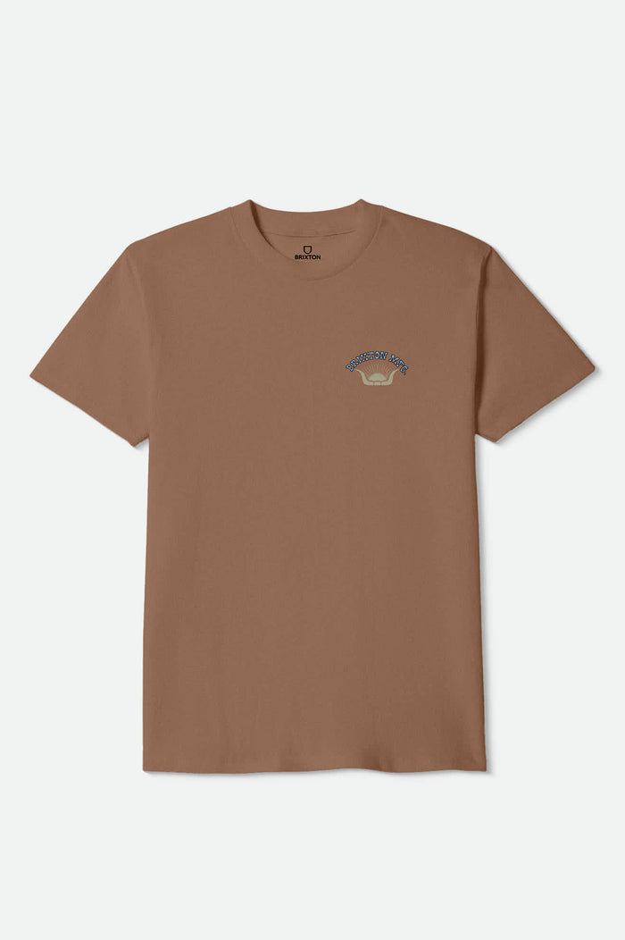 Men's Stirrup Standard T-Shirt in the color Brown Sugar - Front Product View