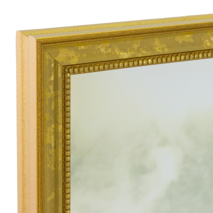 Stratton .75", Matted Aged Gold Picture Frame - 4 Piece Set