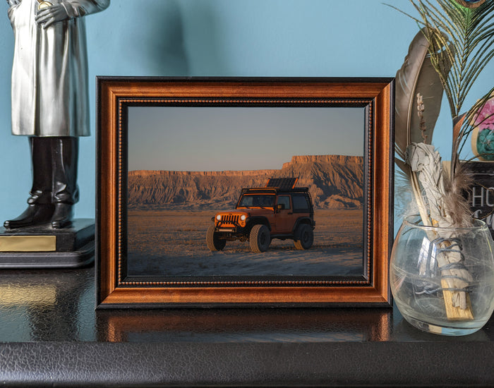 Stratton .75", Matted Ornate Copper and Black Picture Frame