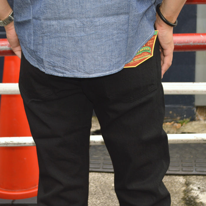 SUGAR CANE "SC41470" 13oz Black Denim SLIM FIT