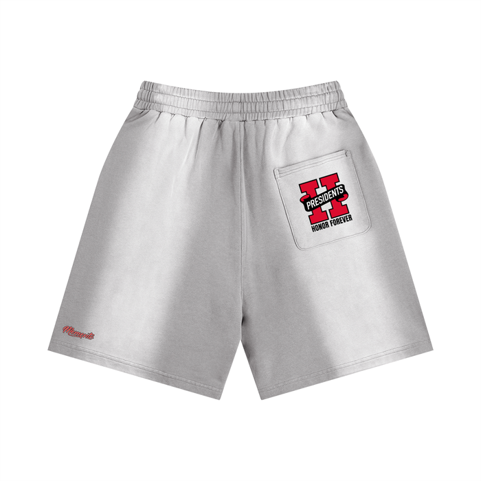 Sun Fade Distressed Shorts