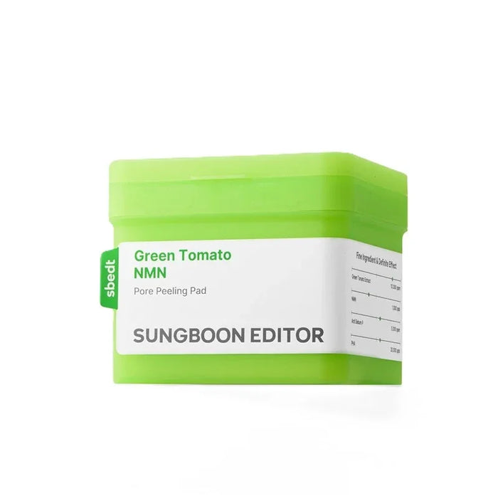 [SUNGBOON EDITOR] Green Tomato NMN Pore Peeling Pad 60EA - Ballagrio