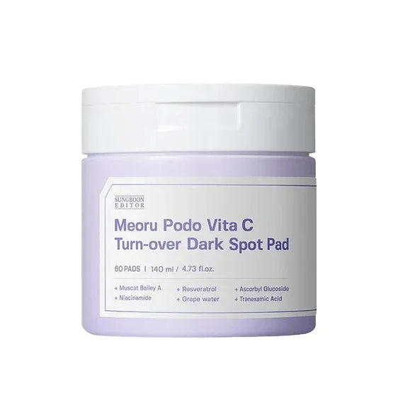 [SUNGBOON EDITOR] Meoru Podo Vita C Turn-over Dark Spot Pad 140ml 60EA - Ballagrio