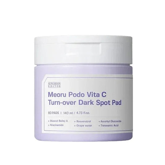[SUNGBOON EDITOR] Meoru Podo Vita C Turn-over Dark Spot Pad 140ml 60EA - Ballagrio