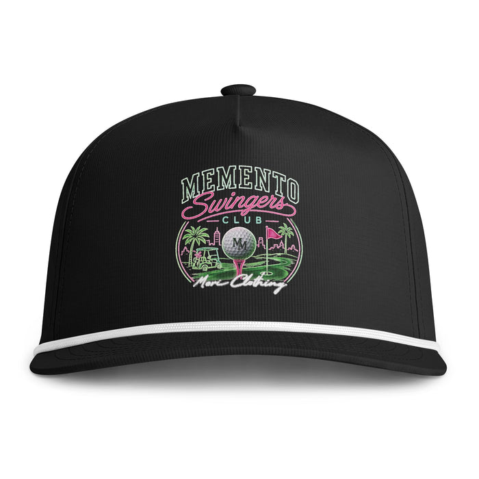 Sunwashed Rope Cap — Memento Swingers Club 'Memento Mori' Golf Hat