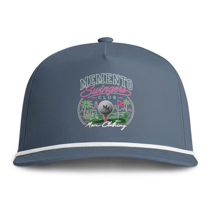 Sunwashed Rope Cap — Memento Swingers Club 'Memento Mori' Golf Hat