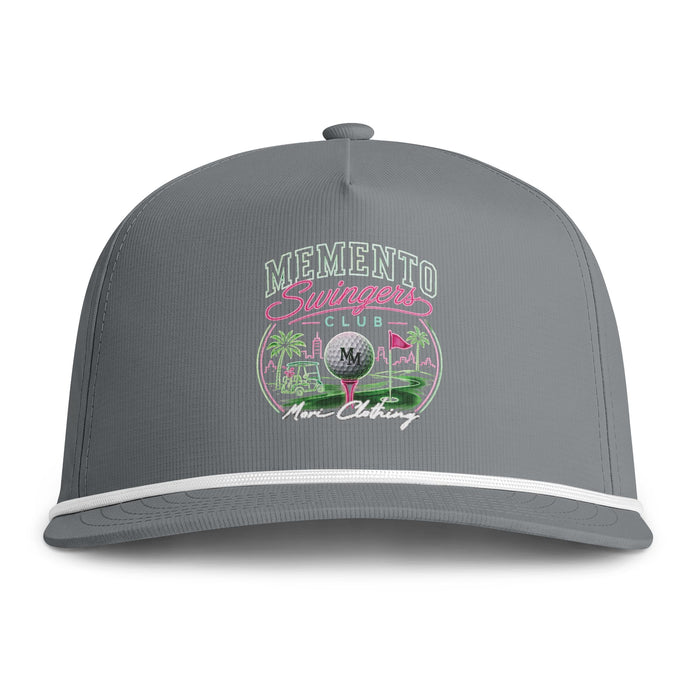 Sunwashed Rope Cap — Memento Swingers Club 'Memento Mori' Golf Hat