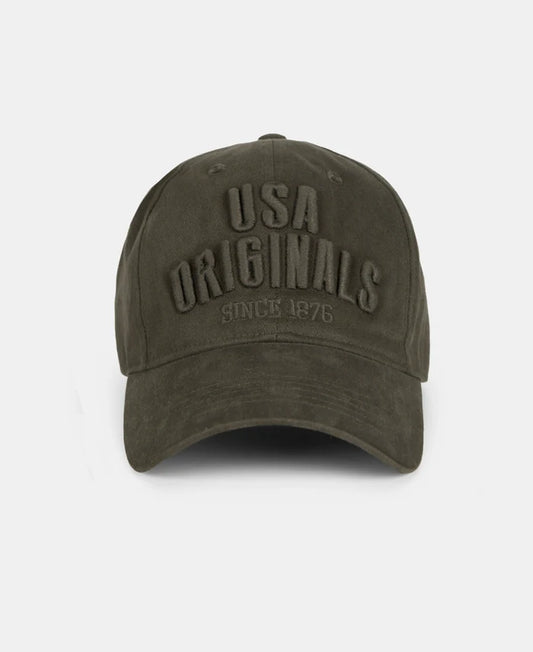 Super Combed Cotton Solid Cap with Adjustable Back Closure - Olive