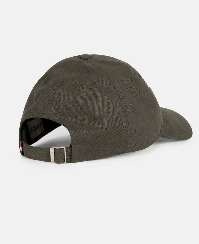 Super Combed Cotton Solid Cap with Adjustable Back Closure - Olive