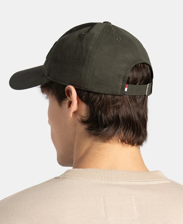 Super Combed Cotton Solid Cap with Adjustable Back Closure - Olive