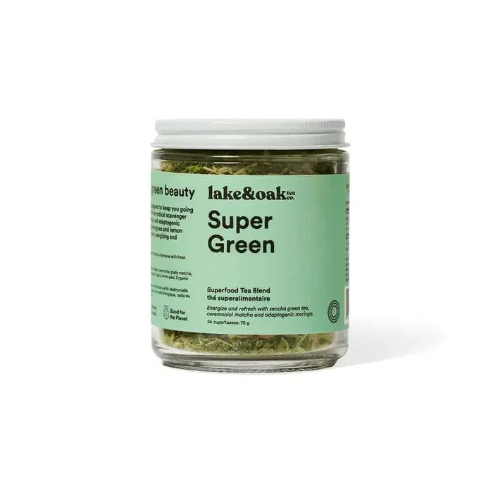 Super Green – Organic Superfood Tea Blend (80g) | Lake & Oak