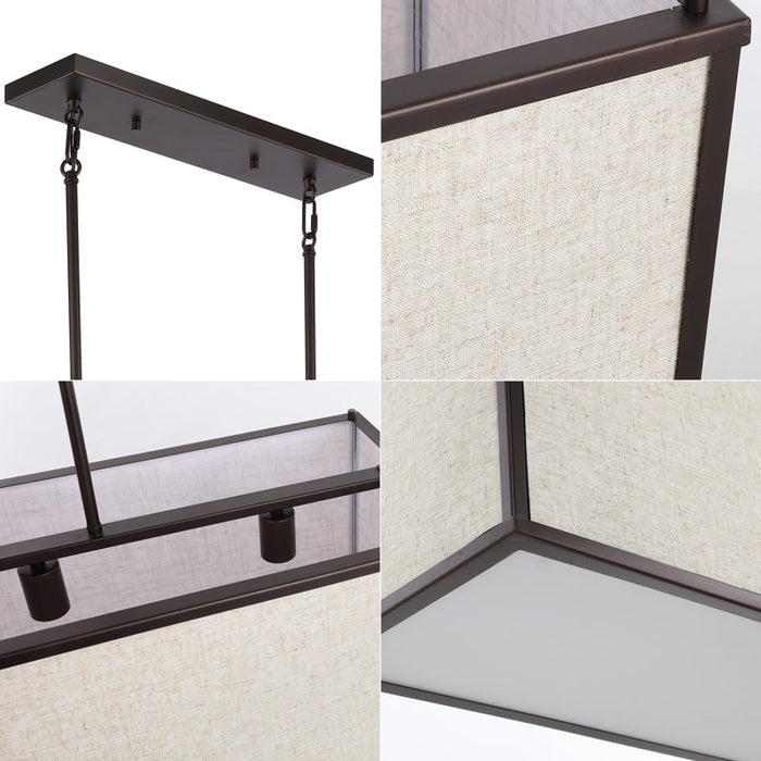Suspension Amberson 4 - Carrée/Rectangle