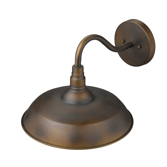 Sussman 13,5 po H Grange d'extérieur Chocolat clair/Cuivre/Marron