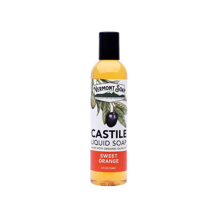 Sweet Orange Castile Liquid Soap - Vermont Soap