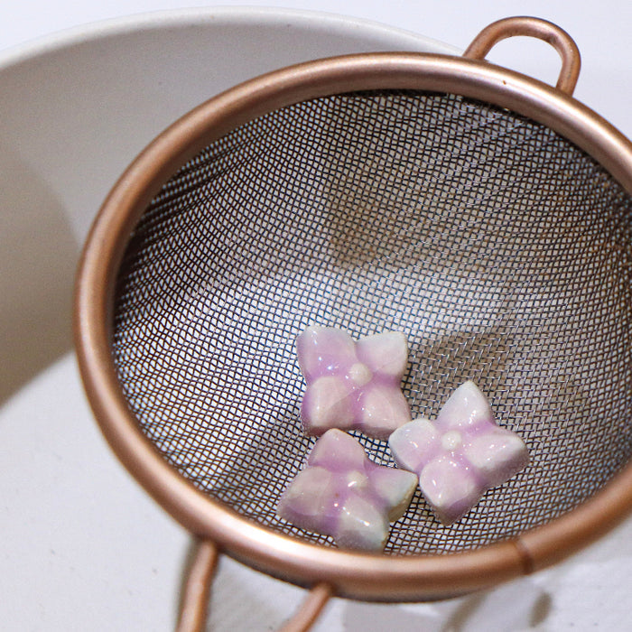 Tamasa (玉彩) ー Ceramic Matcha Sifting Beads Pastel Purple 2