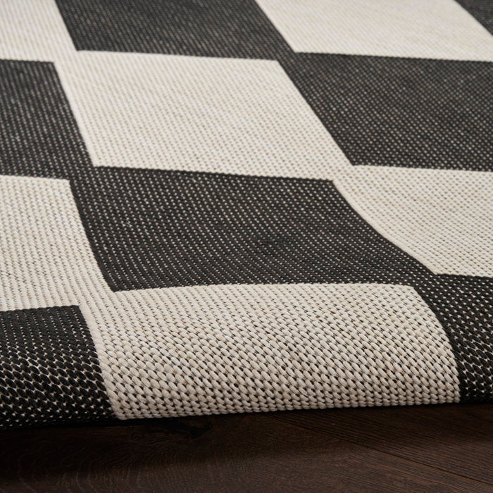 Tapis rectangulaire d'intérieur/extérieur Positano 8x10