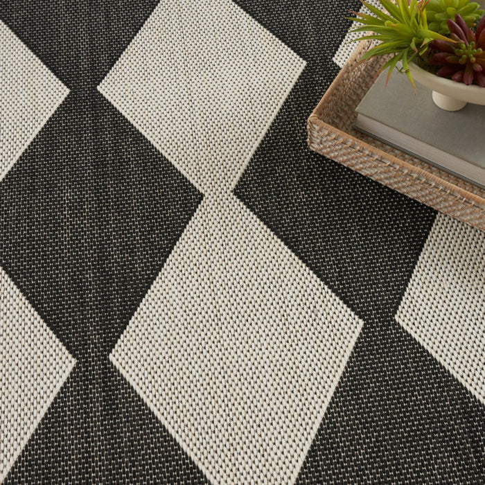 Tapis rectangulaire d'intérieur/extérieur Positano 8x10