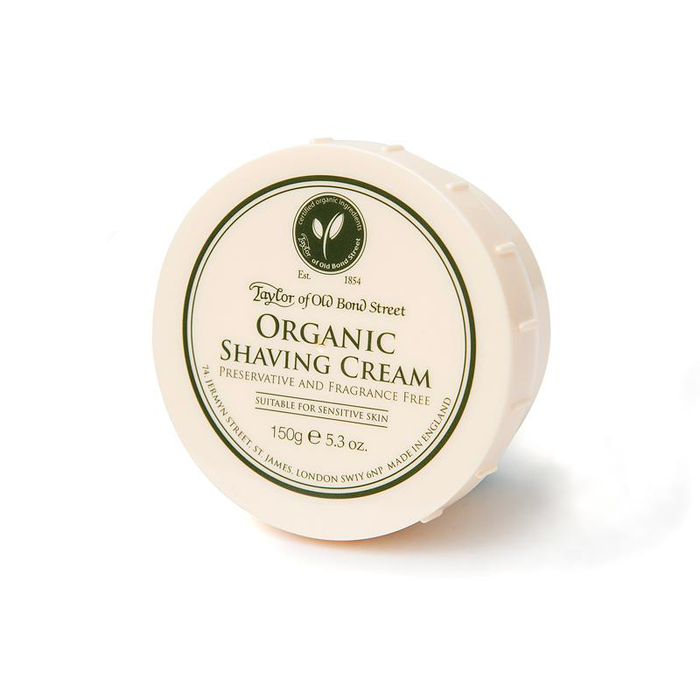 Taylor of Old Bond Street Organic Shaving Cream 150g