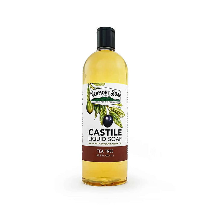 Tea Tree Castile Liquid Soap - Vermont Soap