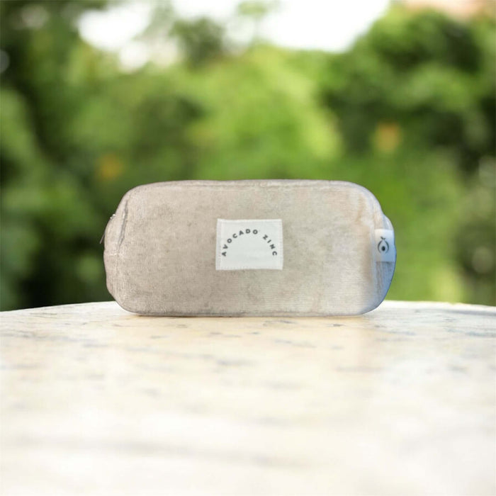 Terry Towelling Pouch - Avocado Zinc