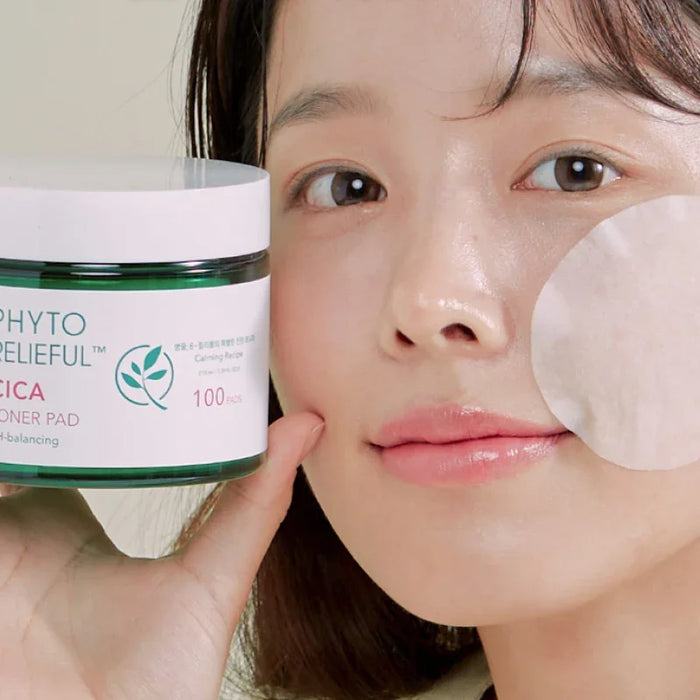[THANK YOU FARMER] Phyto Relieful Cica Toner Pad 210ml 100EA