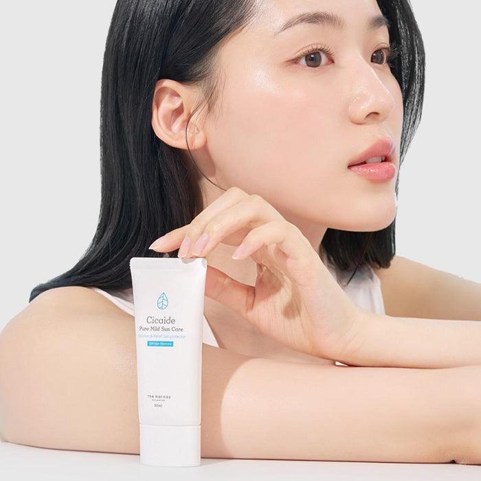 [The Harnay] Cicaide Pure Mild Sun Care SPF 50+ PA++++ 50ml - Ballagrio