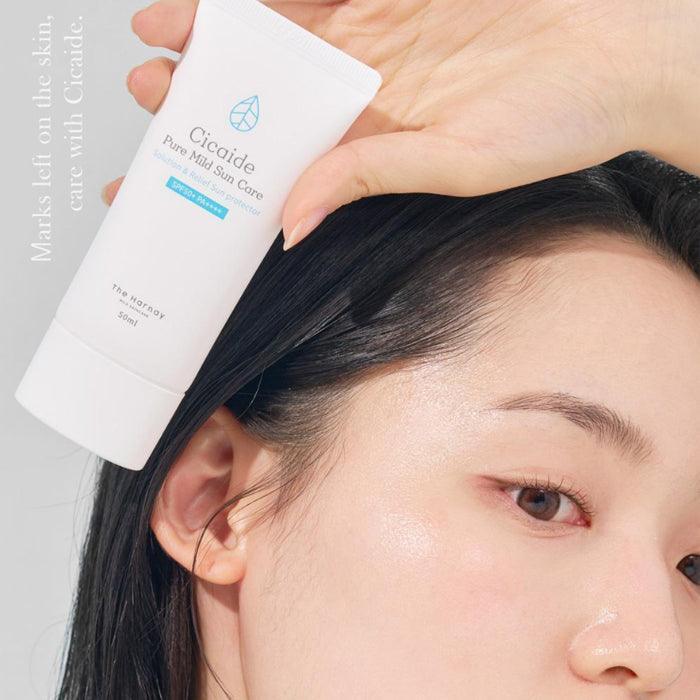 [The Harnay] Cicaide Pure Mild Sun Care SPF 50+ PA++++ 50ml - Ballagrio