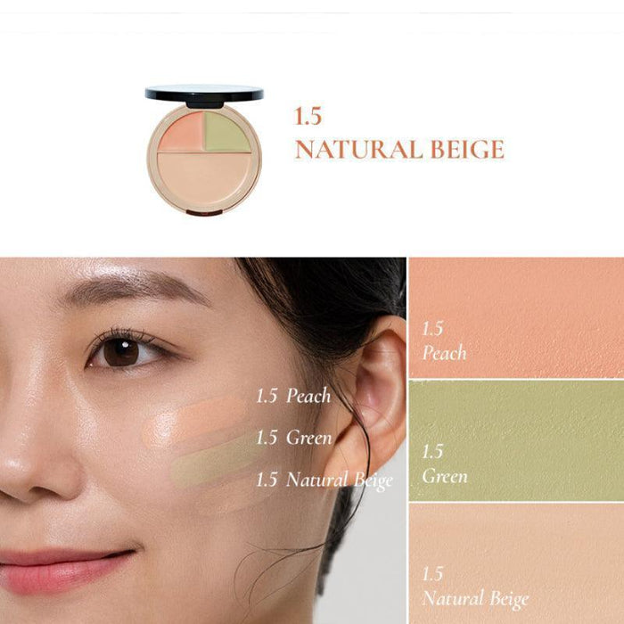 [the SAEM] Cover Perfection Triple Foundation Balm (3 Colors) - Ballagrio