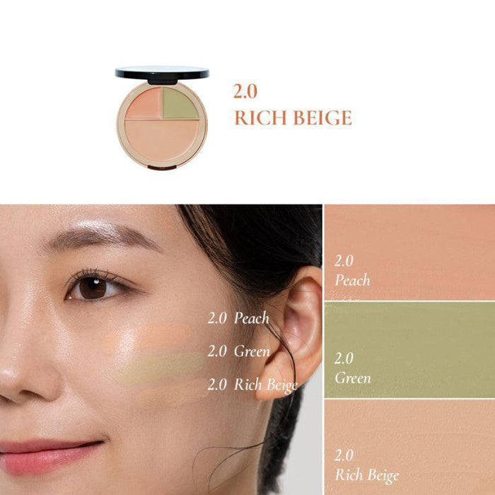 [the SAEM] Cover Perfection Triple Foundation Balm (3 Colors) - Ballagrio