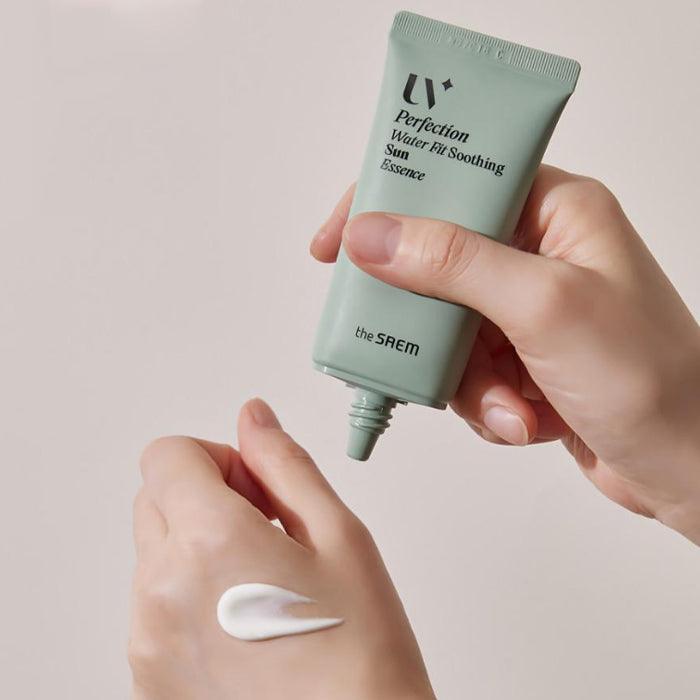 [the SAEM] UV Perfection Water Fit Soothing Sun Essence (1+1) SPF 50+ PA++++ 50ml*2EA - Ballagrio