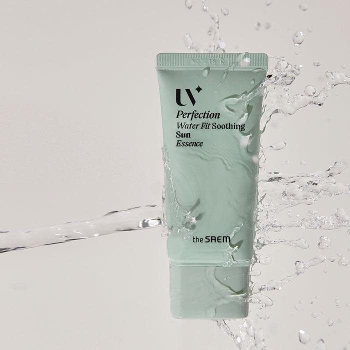 [the SAEM] UV Perfection Water Fit Soothing Sun Essence (1+1) SPF 50+ PA++++ 50ml*2EA - Ballagrio