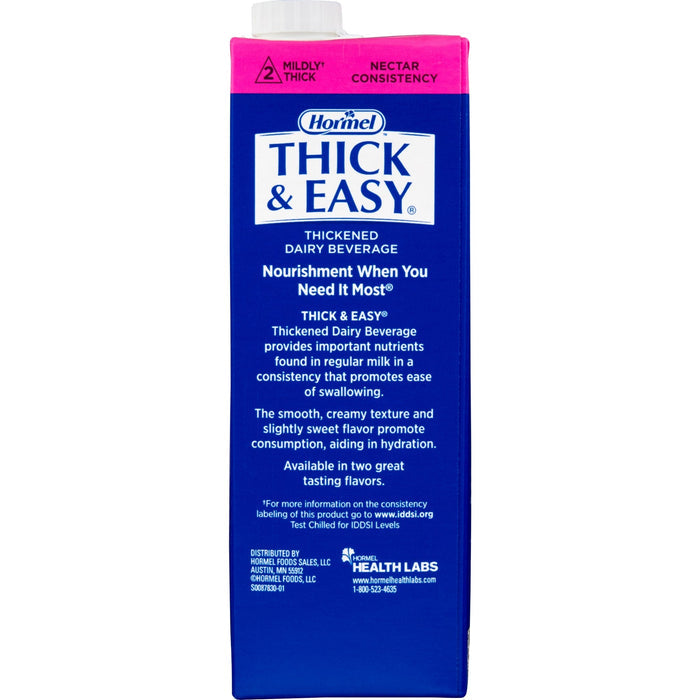 Thick-It Thick & Easy Thickened Dairy Beverage, Milk Flavor, Nectar Consistency, 32 oz - 73625-Single - LL Medico