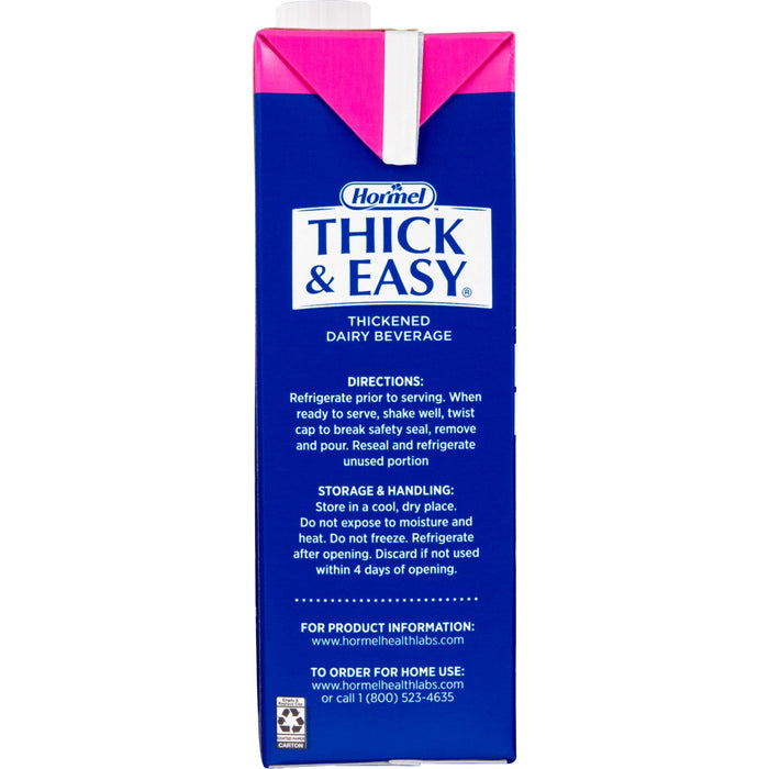 Thick-It Thick & Easy Thickened Dairy Beverage, Milk Flavor, Nectar Consistency, 32 oz - 73625-Single - LL Medico