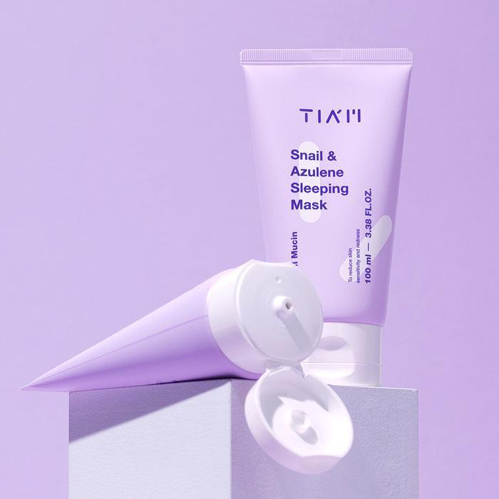 [TIAM] Snail & Azulene Sleeping Mask 100ml - Ballagrio