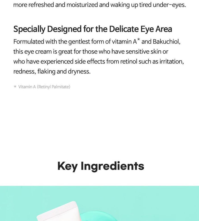 Tiam Vita A Bakuchiol Firming Eye Cream 30Ml
