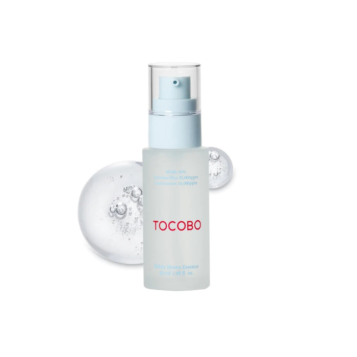 TOCOBO Bifida Biome Essence is a nourishing and revitalizing essence formulated with Bifida Ferment Lysate and Lactobacillus Ferment to strengthen the skin barrier and improve overall skin health. Enriched with Niacinamide and Vitamin E, it brightens the complexion while providing hydration and soothing effects. The essence also contains Saccharum Officinarum (Sugar Cane) Extract and Chlorella Vulgaris Extract to promote skin vitality. Suitable for all skin types, this essence leaves the skin fe