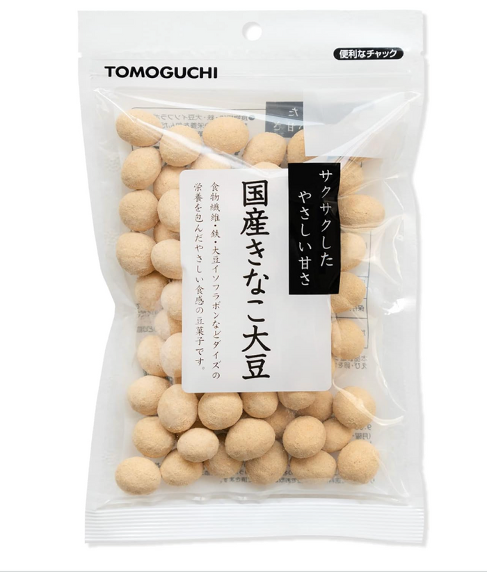 Tomoguchi:  Kinako Roasted Soybean Snack (国産きなこ大豆) yunomi.life
