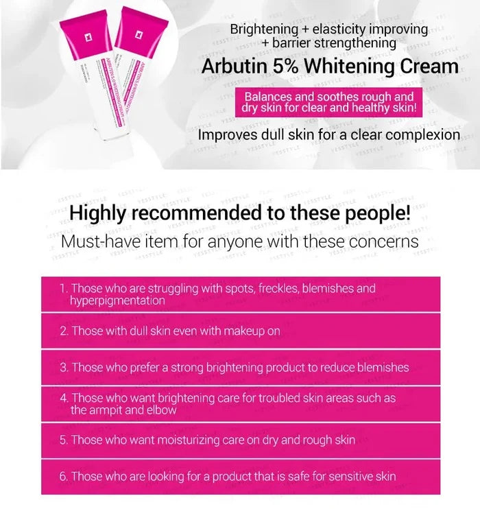 Tosowoong Arbutin 5.0 Whitening Cream 50g